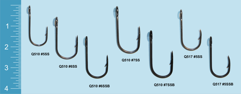 Troll hook size chart